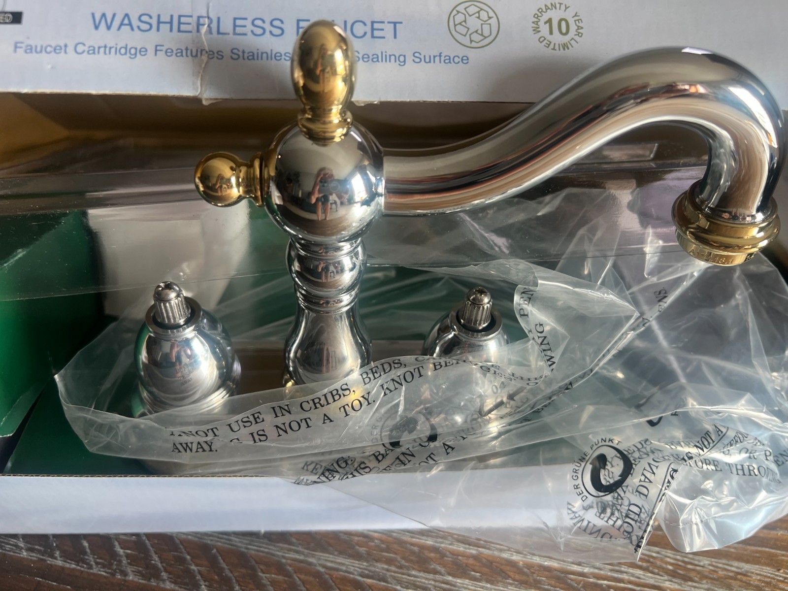 Kingston Brass Stainless Steel KB1604PL Centerset Washerless Faucet