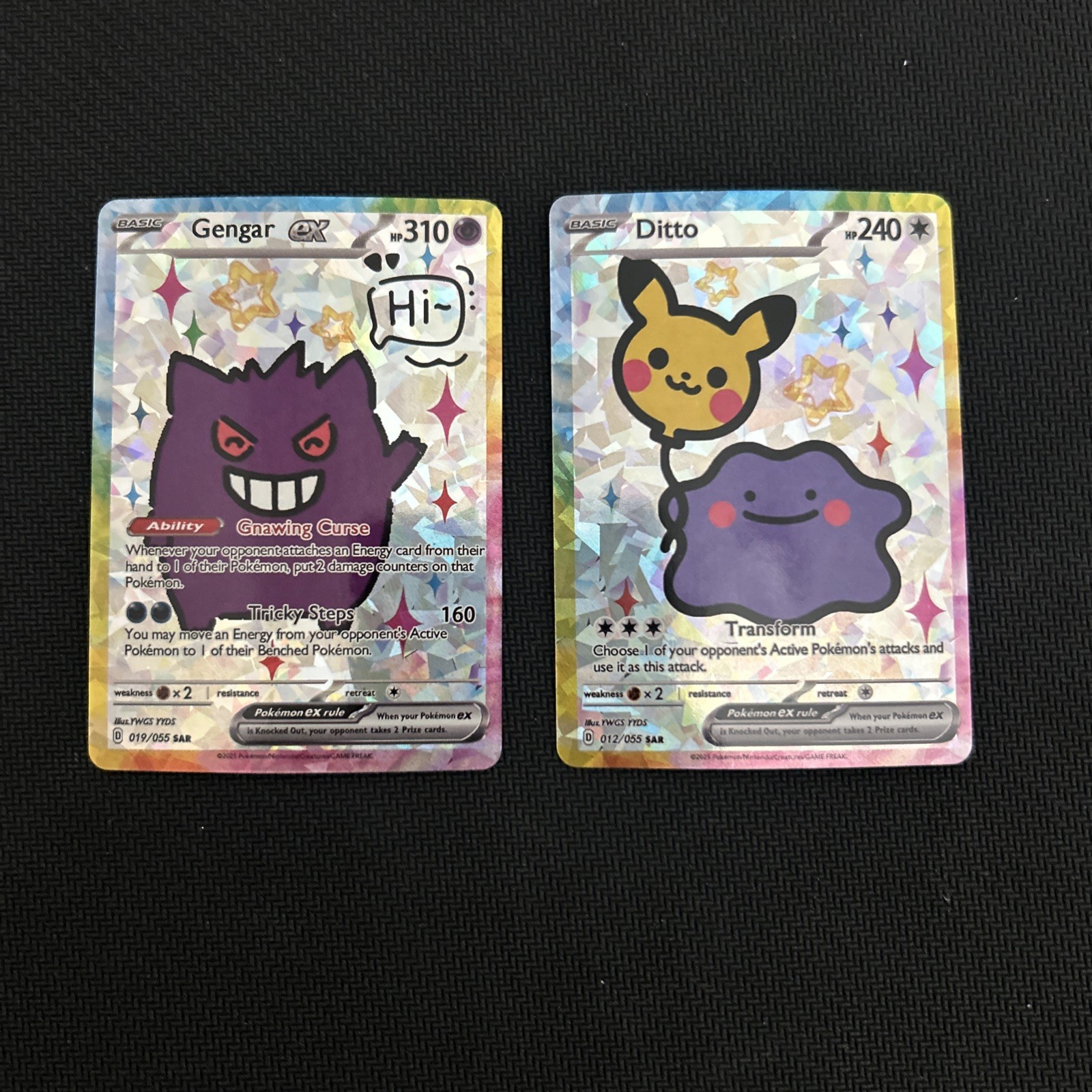 Pokemon Gengar Special Doujin Art Starry Holo Card Pokemon Gengar Special Doujin Art Starry Holo Card