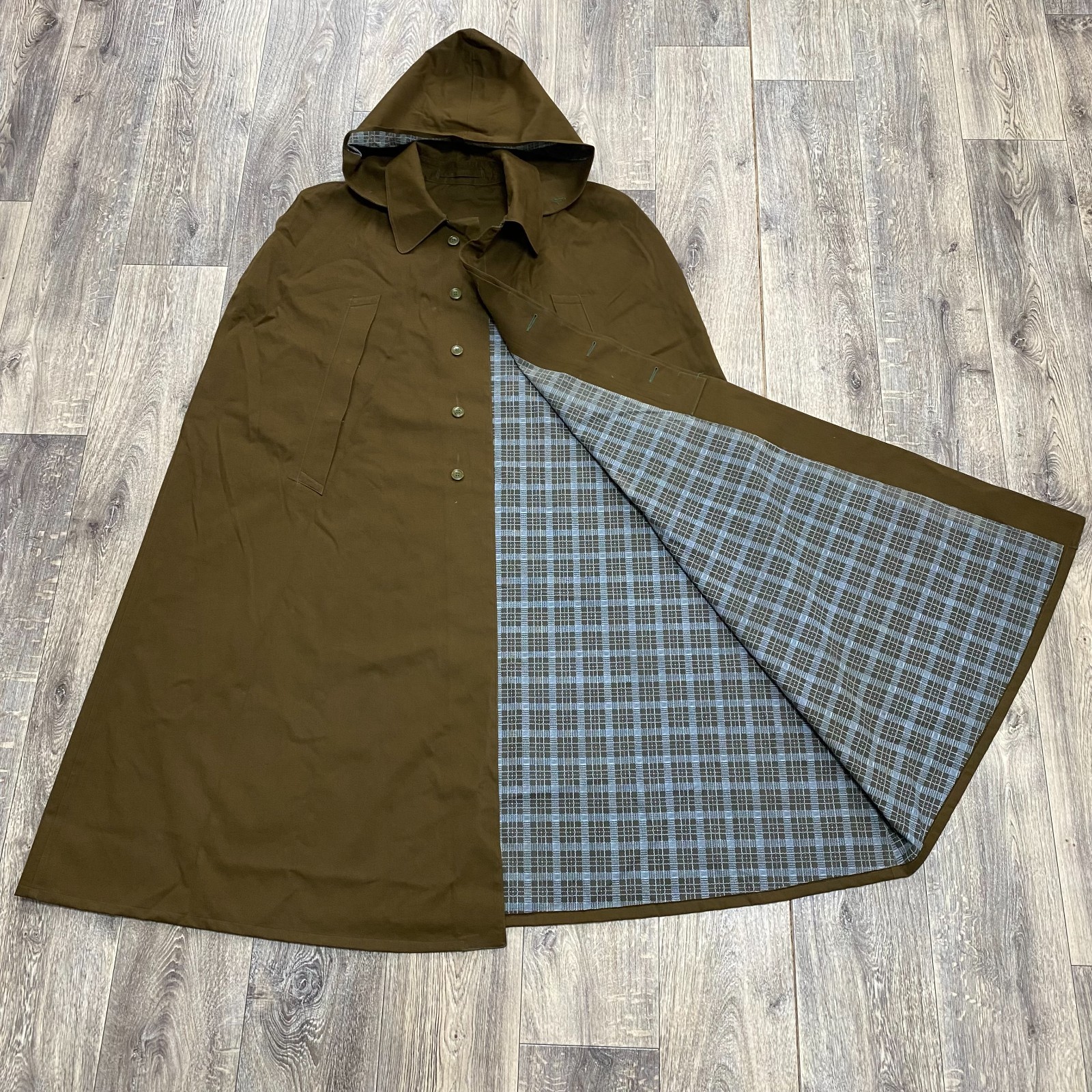 Rare Russian Soviet officer's cloak of the Red Army, made in 1960 USSR