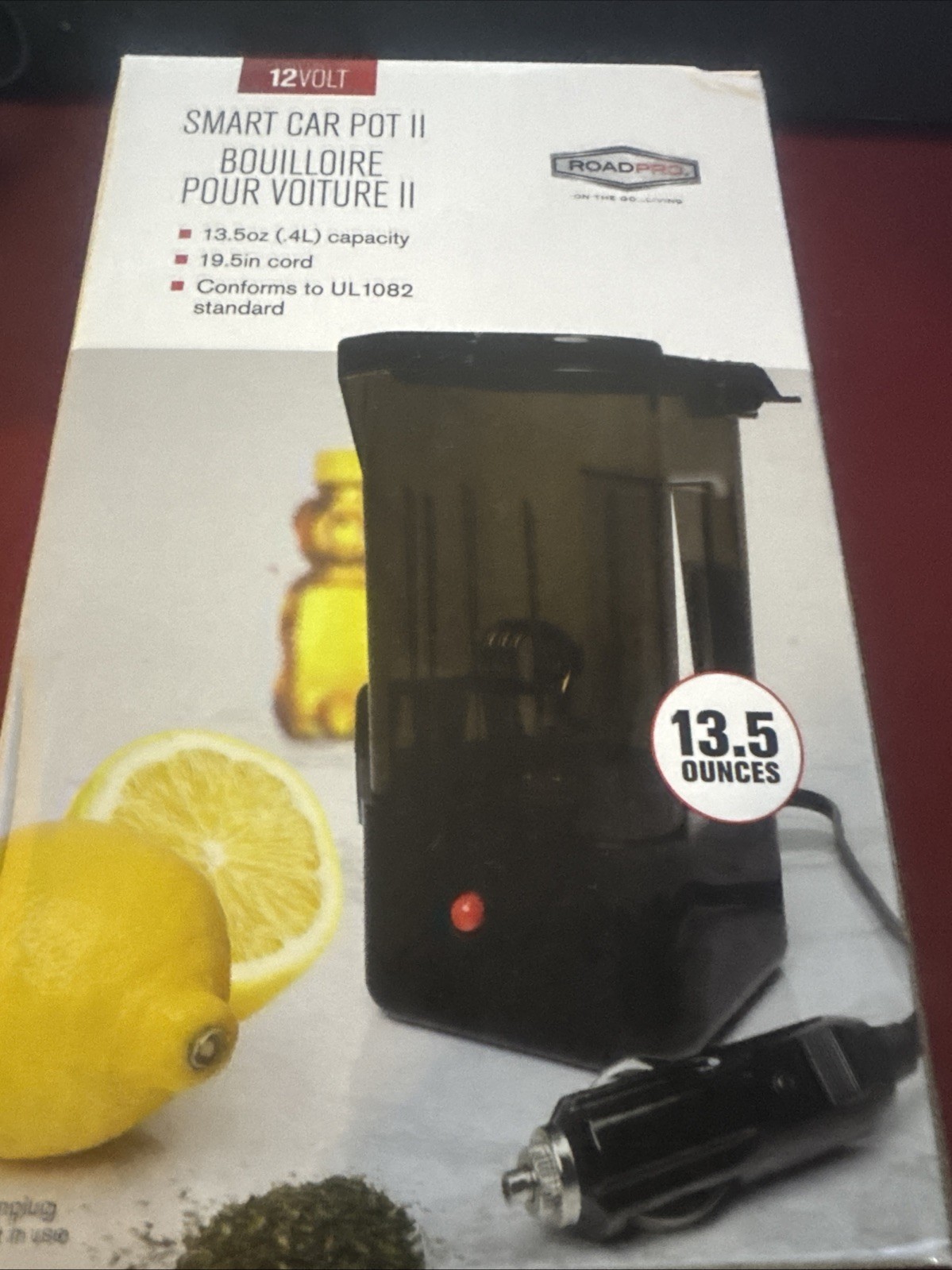 RoadPro 12V 13.5-Ounce Smart Pot II RP5027S - Electric Hot Pot Travel Kettle Tea RoadPro 12V 13.5-Ounce Smart Pot II RP5027S - Electric Hot Pot Travel Kettle Tea