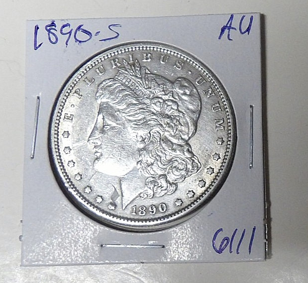 AU Detail 1890-S Morgan Silver Dollar Cleaned Hairlines San Francisco (62426) AU Detail 1890-S Morgan Silver Dollar Cleaned Hairlines San Francisco (62426)