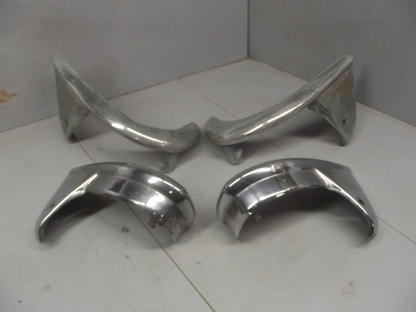 1955 Chevrolet Front And Rear Bumper Wrap Set Original Accessory Chevy GM USA