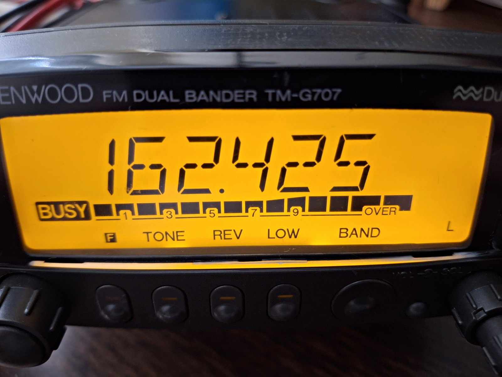 Kenwood TM-G707 FM Dual Band 144/440MHz Mobile Ham Transceiver LCD w/Mic