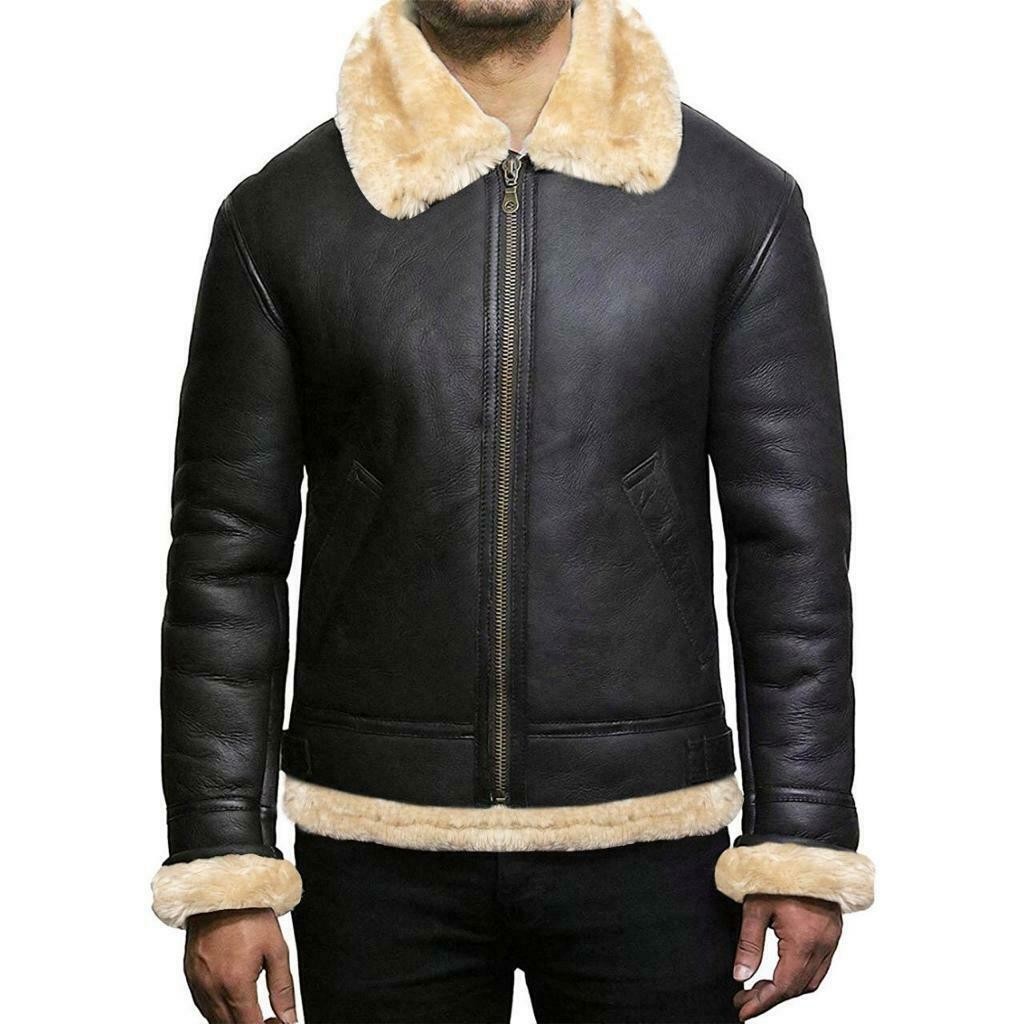 2XL CLEARANCE Aviator B3 Bomber Jacket Real Sheepskin Leather Flying Pilot Coat 2XL CLEARANCE Aviator B3 Bomber Jacket Real Sheepskin Leather Flying Pilot Coat