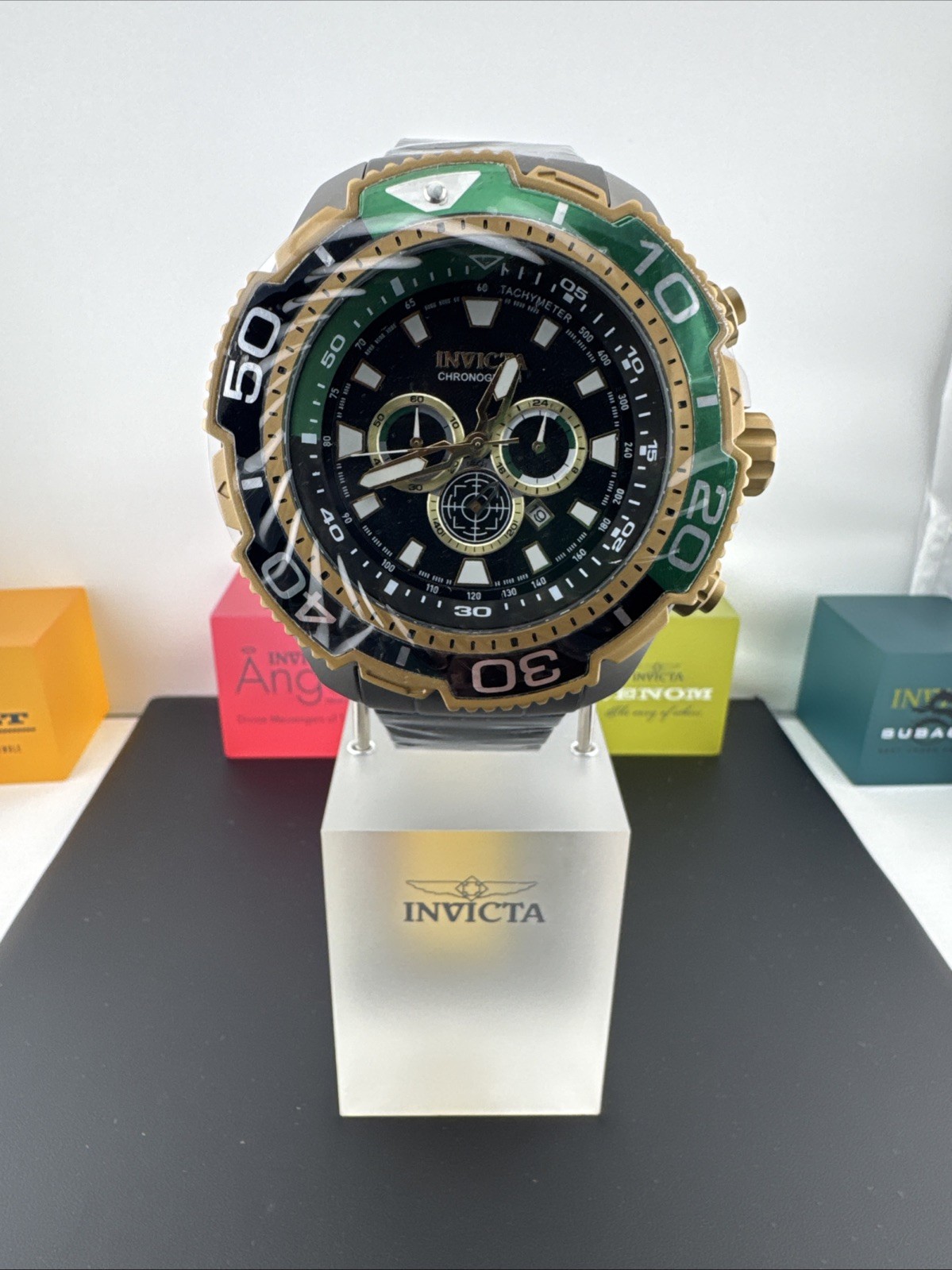 with box and papers Invicta TI22 Kaiju The Biggest Mens Watch  65mm Tita G1N
