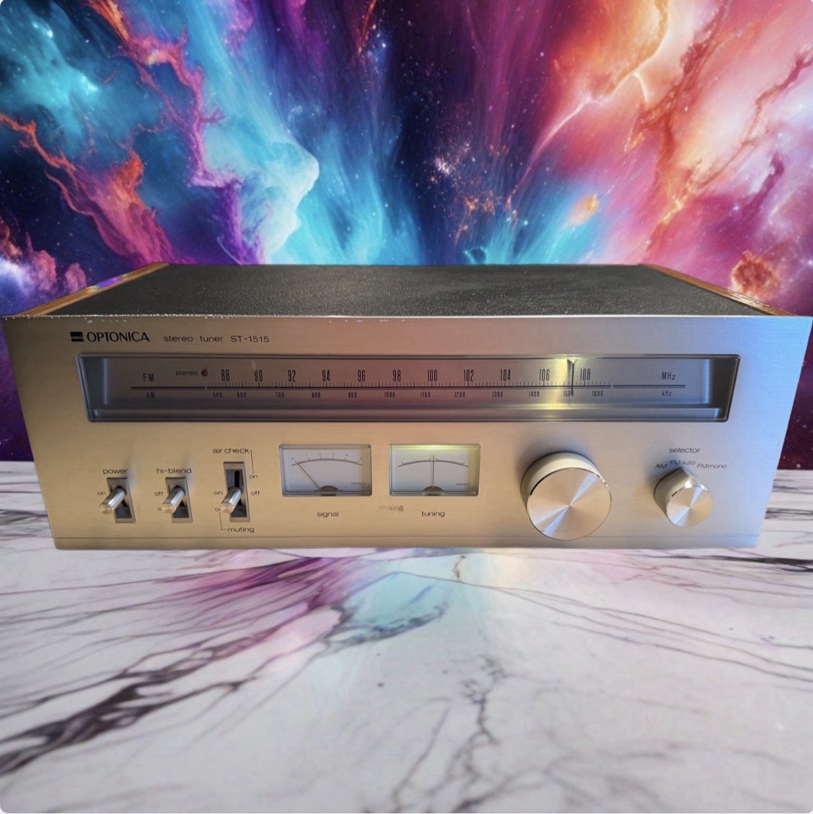 Vintage Sharp Optonica St-1515 Tuner Serviced Works Great Very Rare Beauty🔥🎶