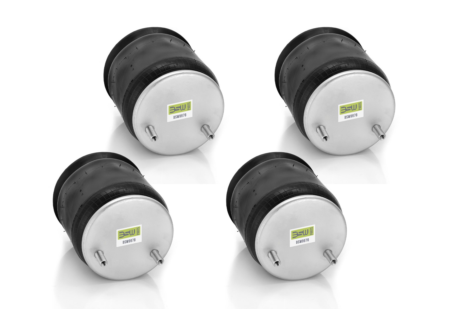 BSWParts 4 pcs Air Spring Bag Replaces Firestone W01‑358‑9978 Hendrickson S28929