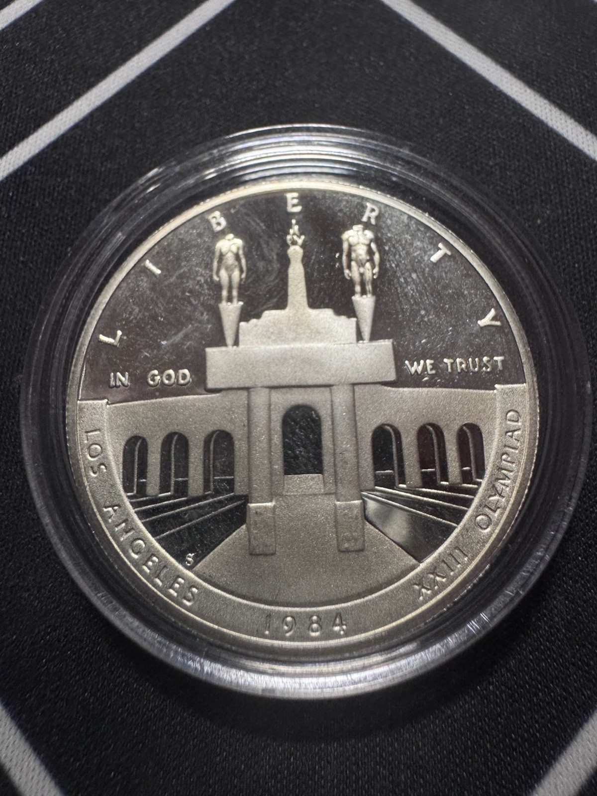1984-S Los Angeles Olympic $1 Silver Commemorative | 0.7734 oz .900 Fine Silver