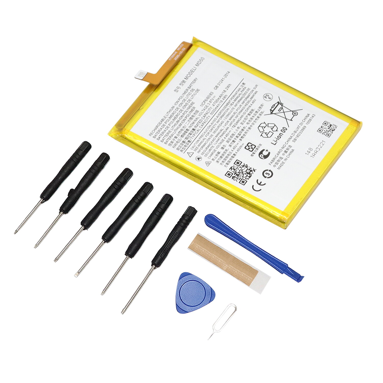 for Motorola Moto G Stylus 5G 2021 / 2022 MD50 Battery XT2131 / XT2211-2 5000mAh for Motorola Moto G Stylus 5G 2021 / 2022 MD50 Battery XT2131 / XT2211-2 5000mAh