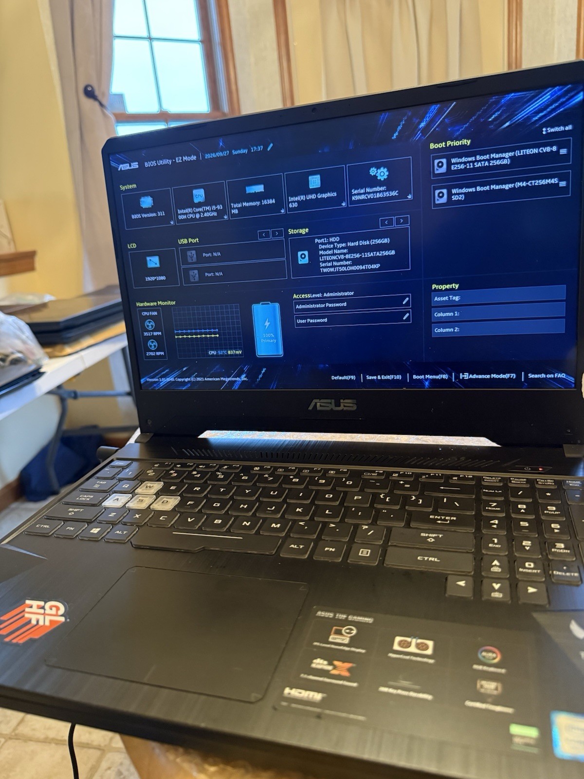 ASUS TUF Gaming FX505GT 15.6 ASUS TUF Gaming FX505GT 15.6