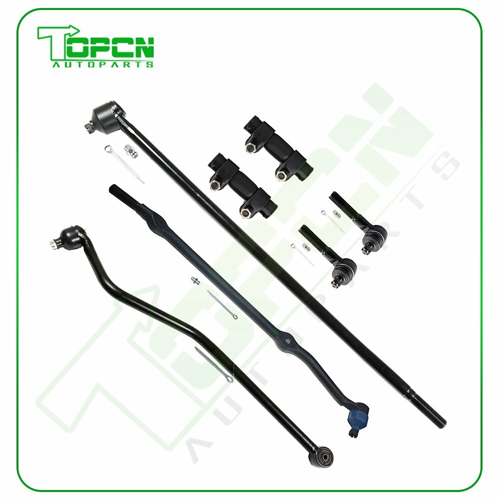 7pcs Track Bar Tie Rod Ends For 1993-1996 1997 1998 Jeep Grand Cherokee 5.2l V8