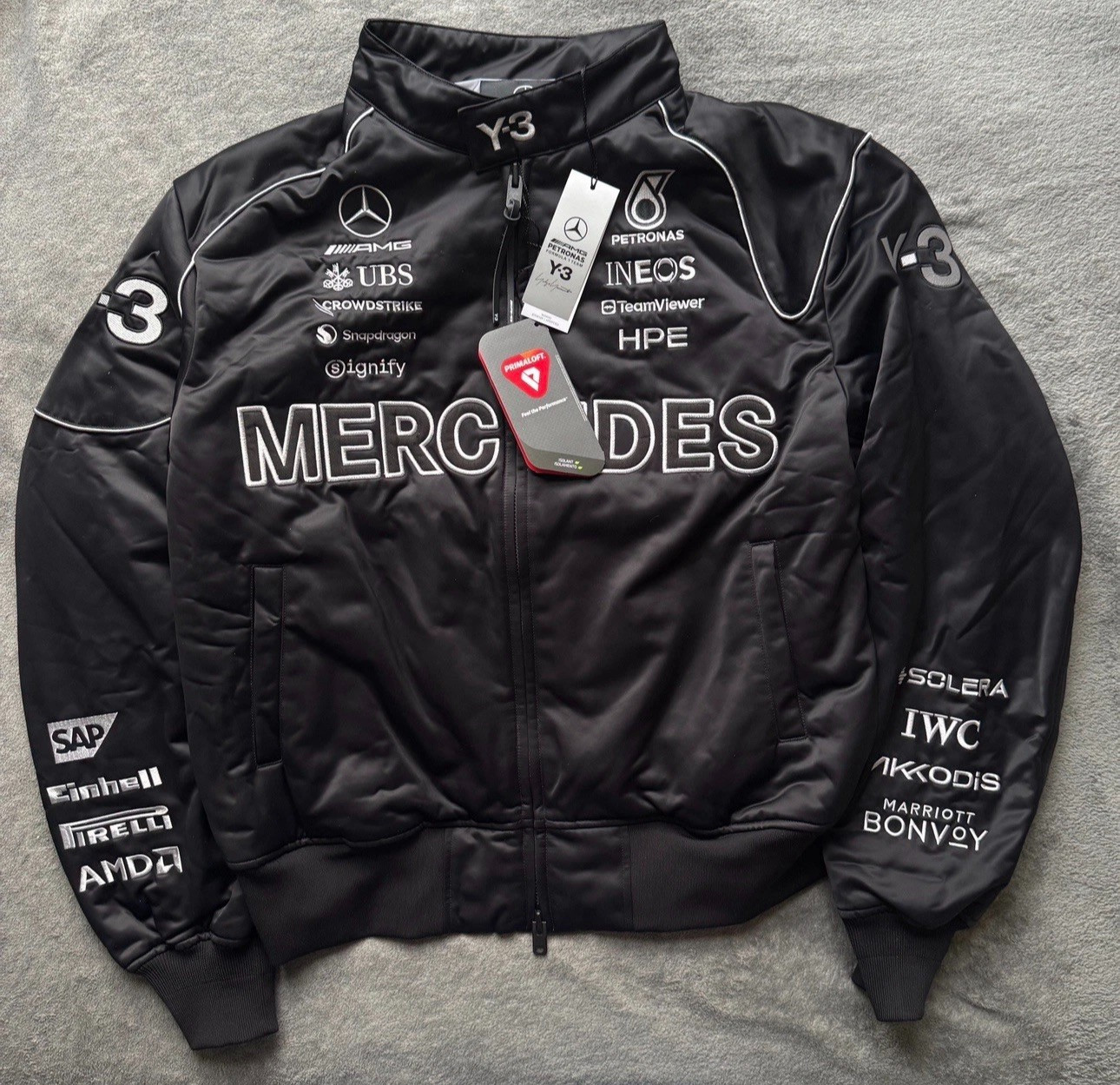 Y-3 Adidas Mercedes Formula 1 team jacket