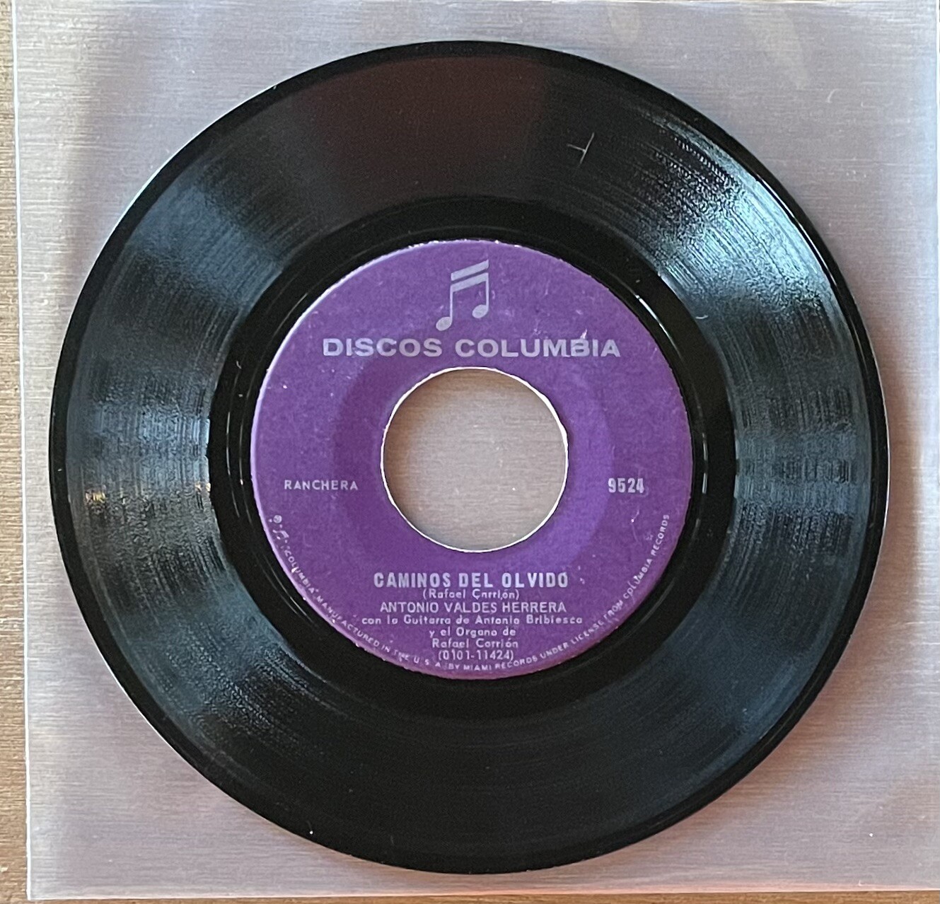 Antonio Valdés Herrera – Caminos Del Olvido / Paredes Viejas - Discos Columbia