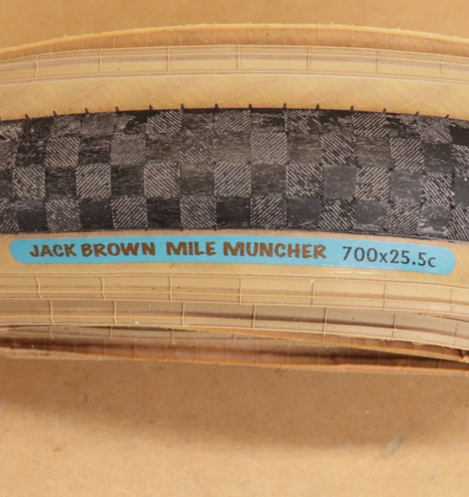 Rivendell Jack Brown Blue Label 700x25.5 Bicycle Tires Mile Muncher Panaracer