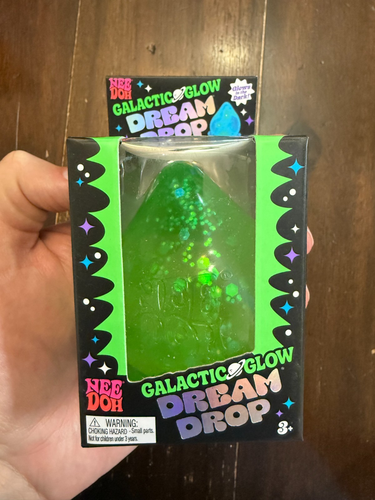 GREEN Needoh Nee Doh Galactic Glow Dream Drop EXTREMELY RARE AUTHENTIC
