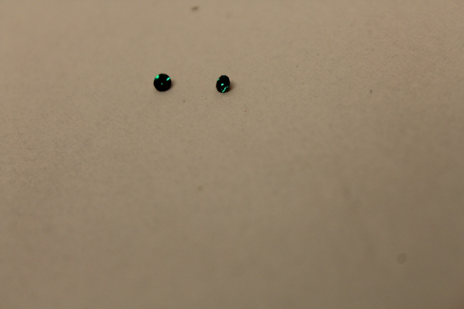 (2) LIONEL NO. 700E-GREEN RHINESTONES MARKER LAMP(JEWELS) TWO REPRODUCTION
