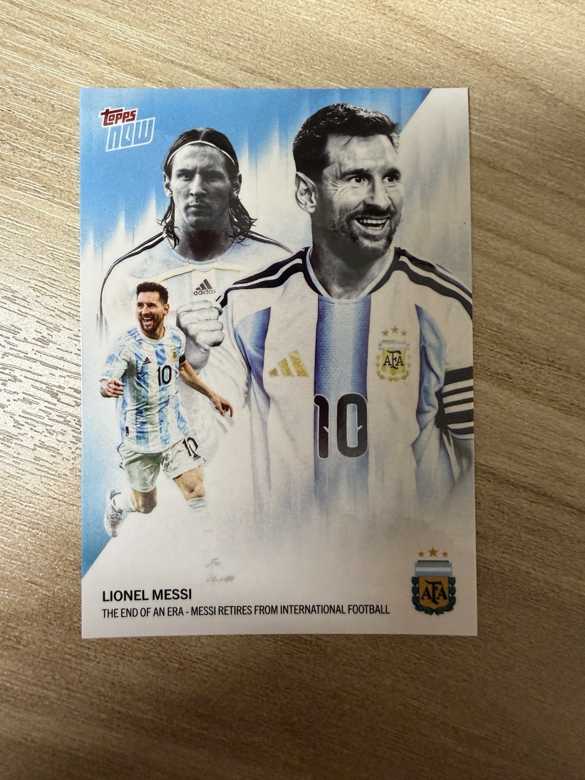 2025 Topps Now Argentina Lionel Messi Retirement From International Football 2025 Topps Now Argentina Lionel Messi Retirement From International Football