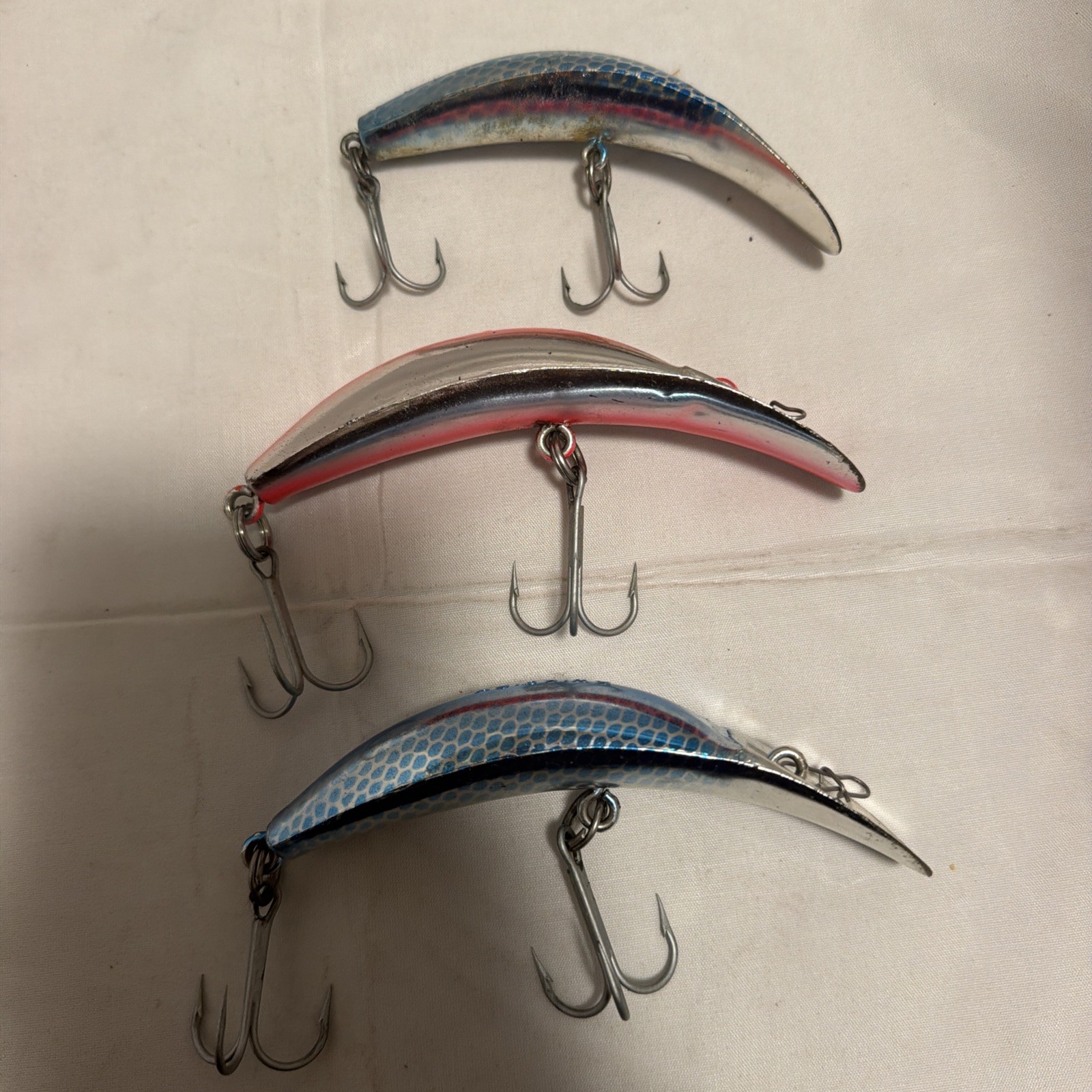 Luhr Jensen Kwikfish K15/ K14  Rattlers ( Lot Of 3) 