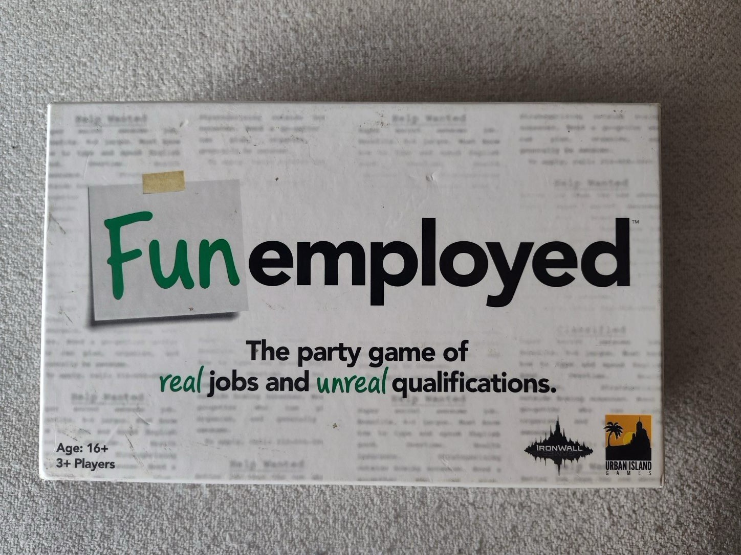 Funemployed Party Card Game - 2014 Kickstarter Version - Complete In Box Funemployed Party Card Game - 2014 Kickstarter Version - Complete In Box