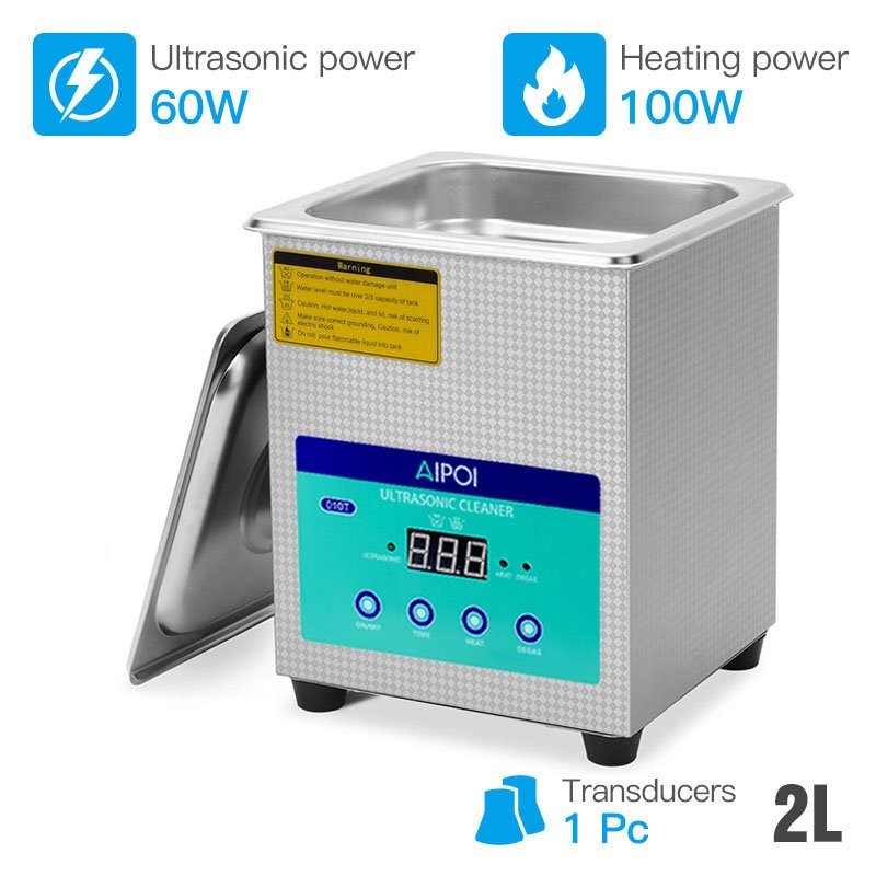 AIPOI 30L Ultrasonic Cleaner Cleaning Equipment Liter Industry Heated W/ Timer