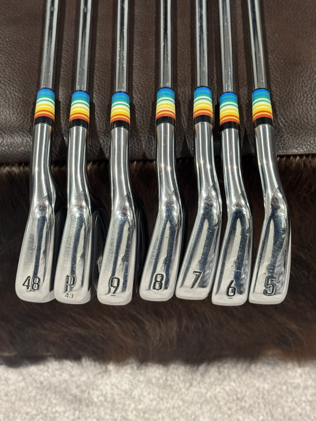 Titleist T300 2021 Iron Set 7pcs 5-Pw,48* KBS $-Taper LITE stiff shafts +1/2” Titleist T300 2021 Iron Set 7pcs 5-Pw,48* KBS $-Taper LITE stiff shafts +1/2”