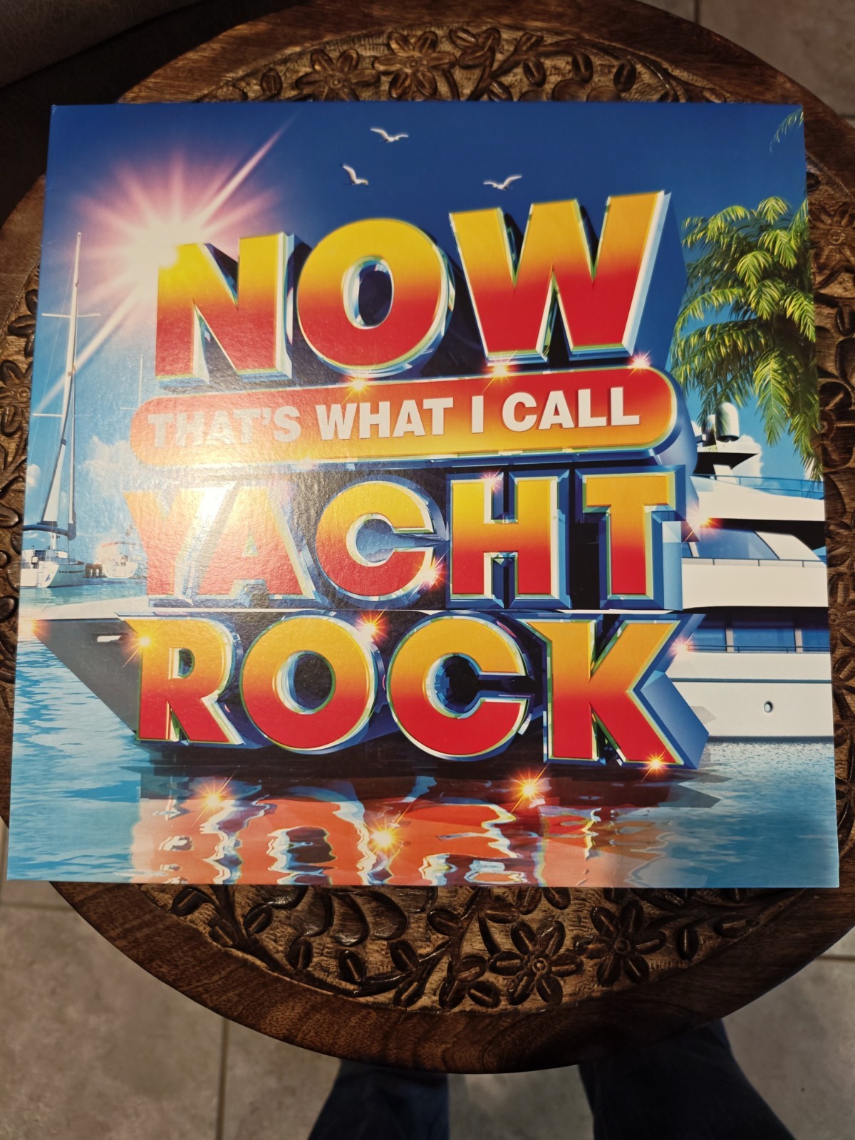 Now That's What I Call Yacht Rock Blue and White Vinyl Record Album LP