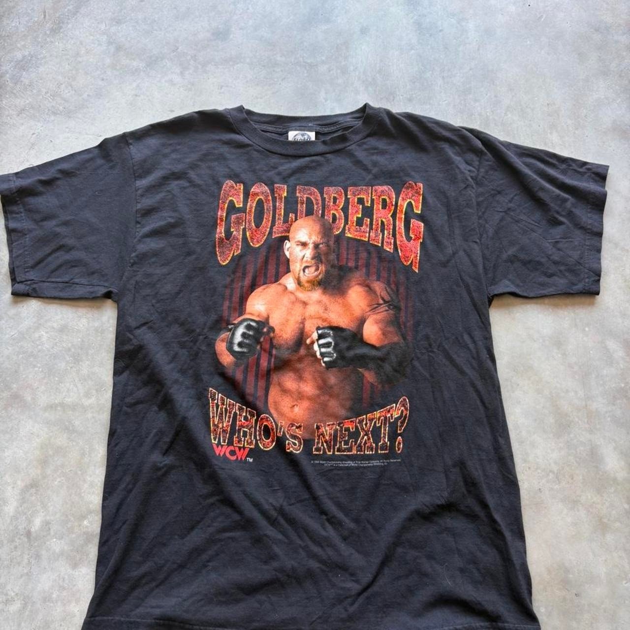 Vintage 90s Goldberg WWF Wrestling tee
