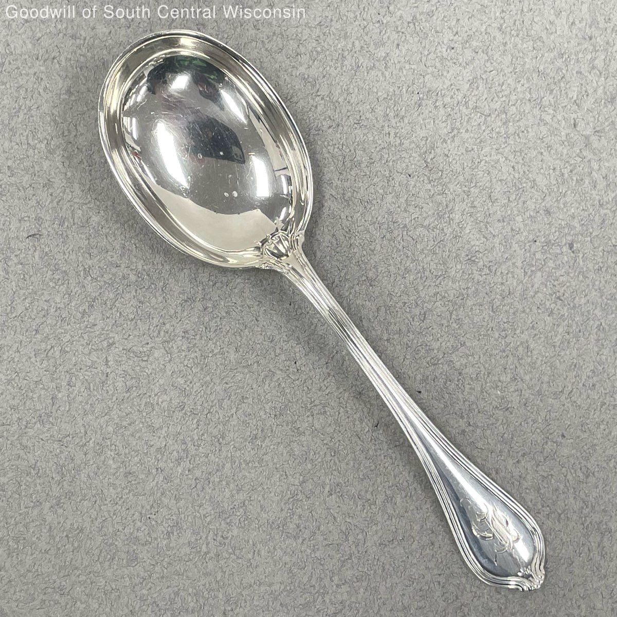 Vintage Towle Sterling Silver Paul Revere Soup Spoon with Monogram 25.9g