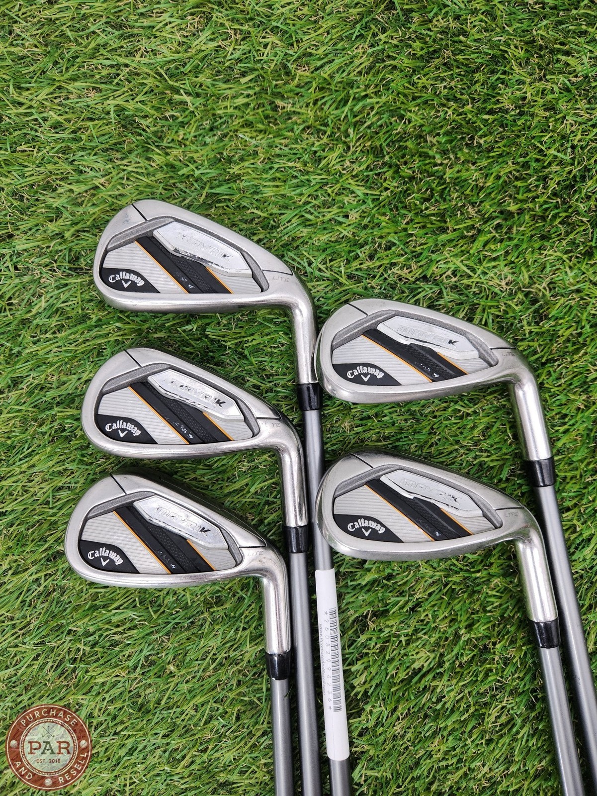 2020 CALLAWAY MAVRIK MAX W IRON SET 7-PW,SW SENIOR PROJECTX CATALYST 55-5.0 GOOD
