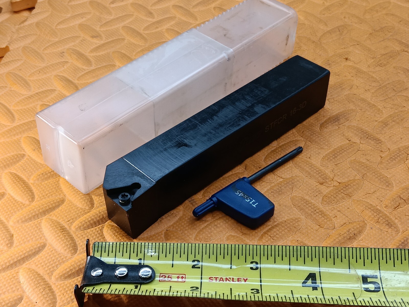 NEW Toolmex STFCR 16 3D Indexable Lathe Turning Tool Holder TCMT Inserts 1.0