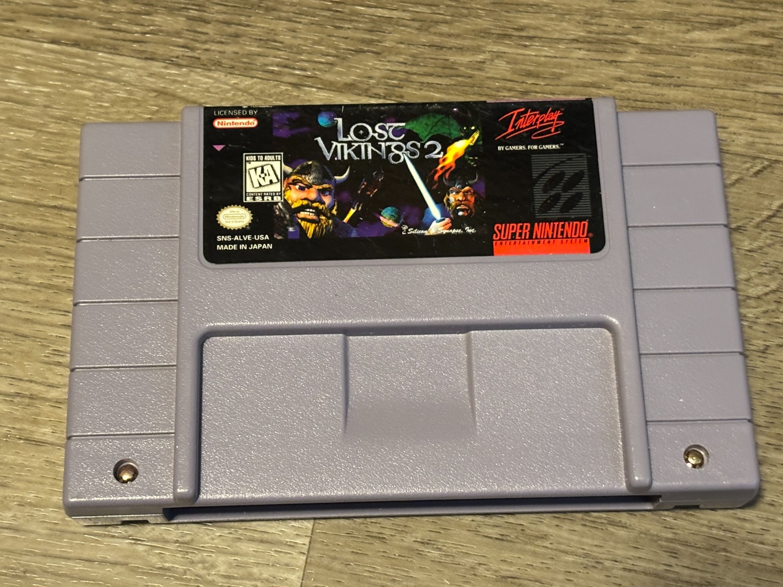 Lost Vikings 2 Super Nintendo Snes Cleaned & Tested Authentic Lost Vikings 2 Super Nintendo Snes Cleaned & Tested Authentic