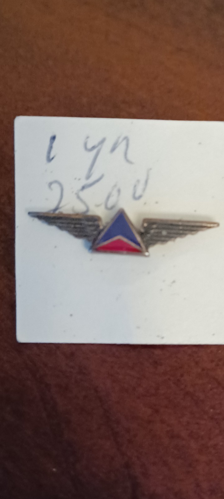 Vtg Delta Airlines Wings Lapel Pin Sterling Silver 1 Year Service Widget Style Vtg Delta Airlines Wings Lapel Pin Sterling Silver 1 Year Service Widget Style