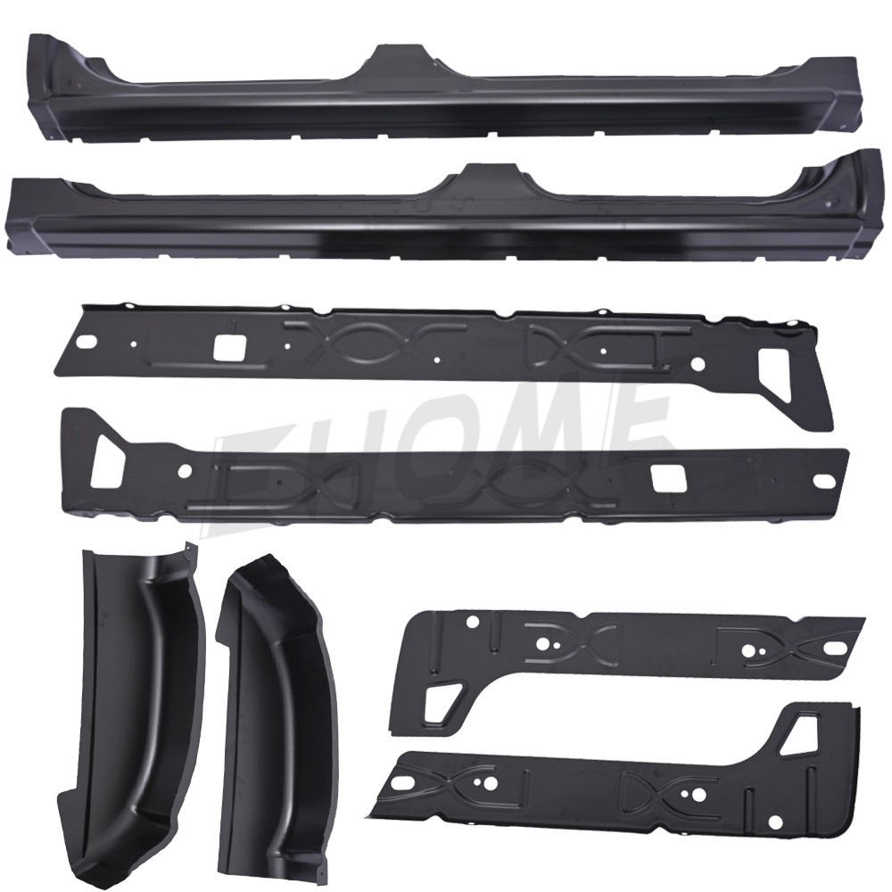 Outer Inner Rocker Panel Corner Guard For Silverado GMC 1500 2500 Crew Cab 99-07