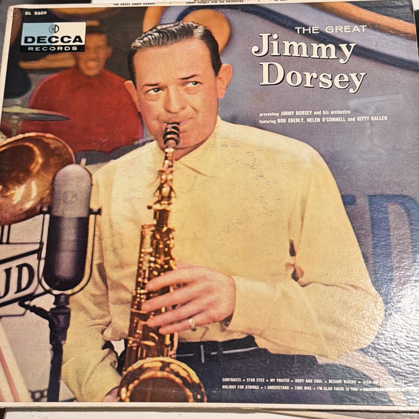 Jimmy Dorsey The Great Jimmy Dorsey LP Vinyl Decca 1957 VG