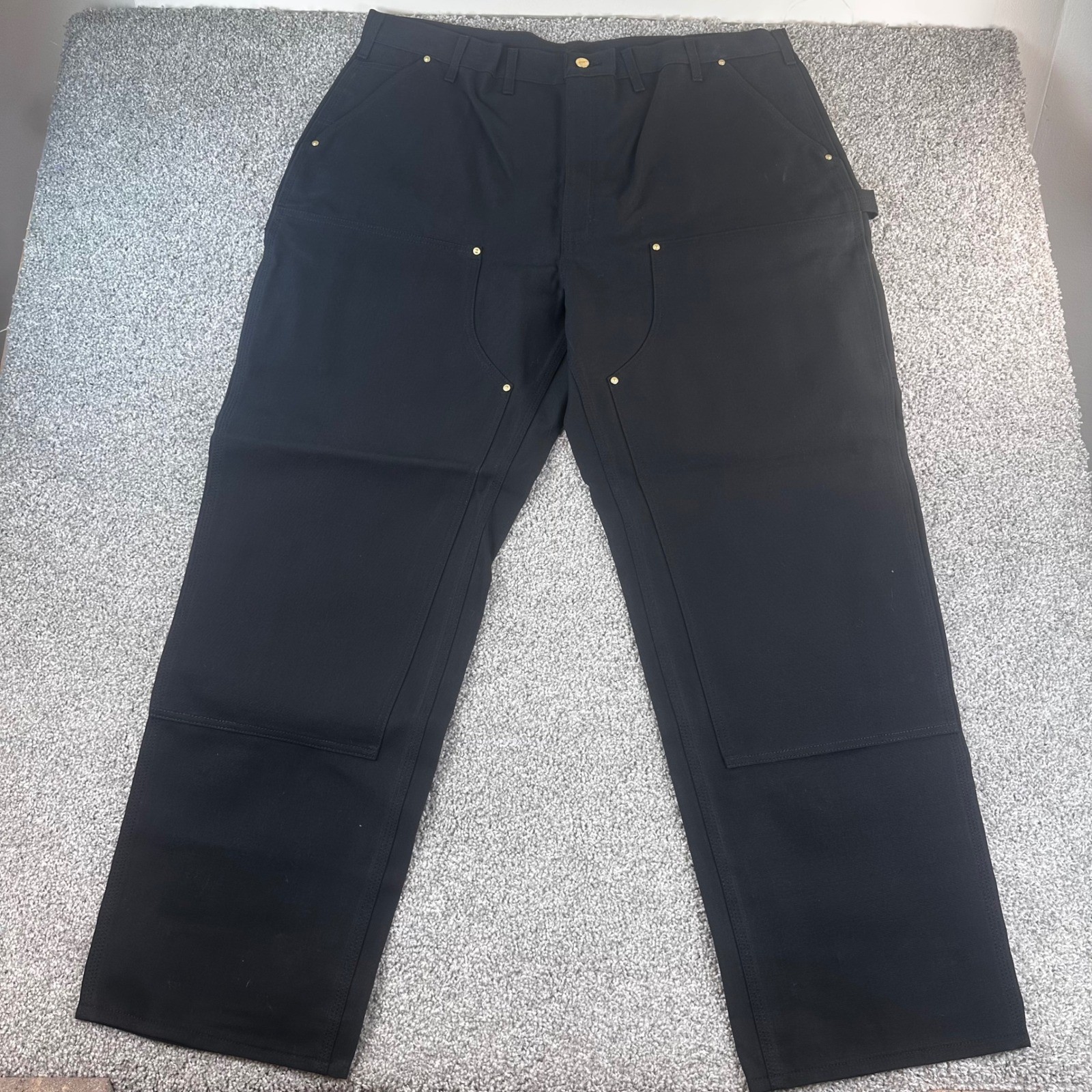 Carhartt Loose Fit Double Front Utility Work Pants Mens 44x32 Duck NEW
