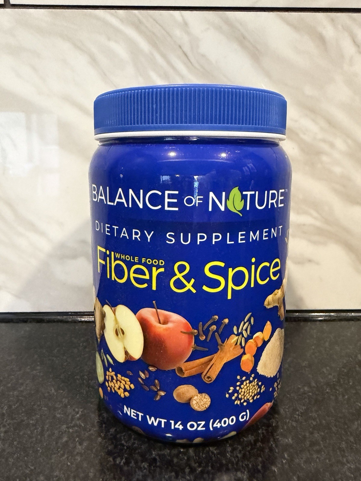 Balance of Nature-Fiber & Spice-Dietary Supplement 14oz Canister