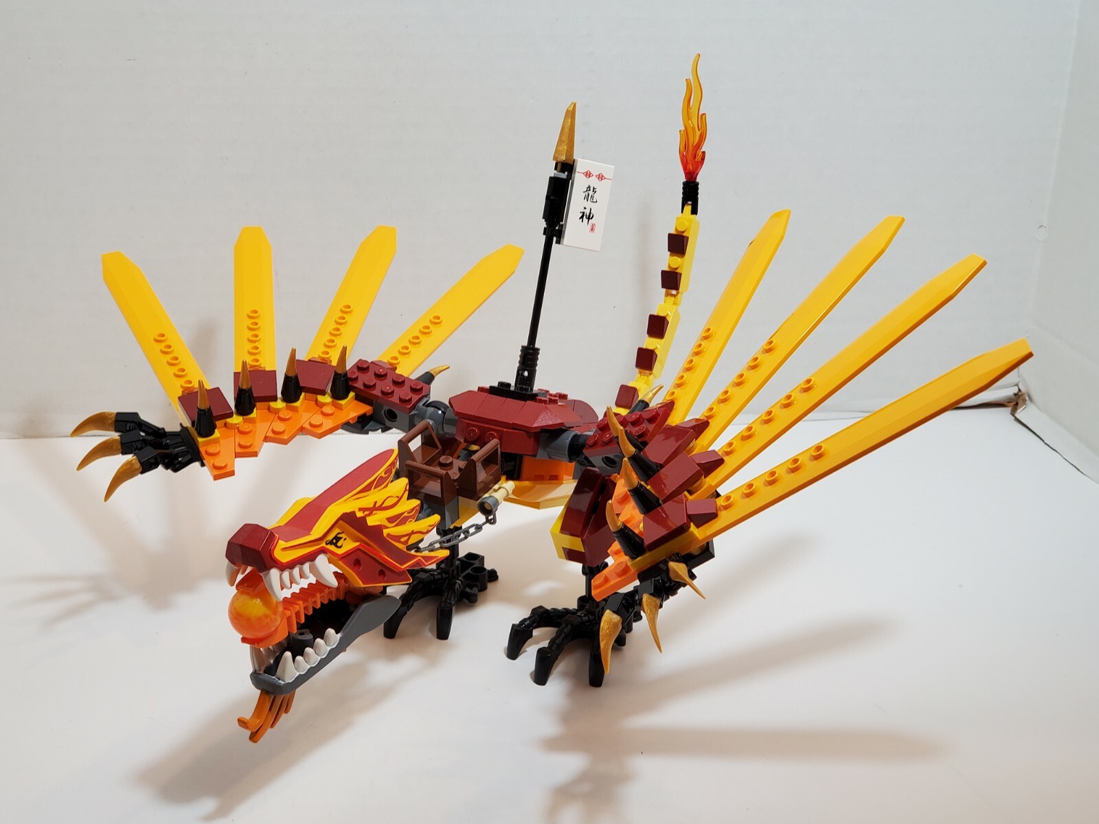 Lego 2507 Ninjago Fire Temple FIRE DRAGON ONLY from set 2507 