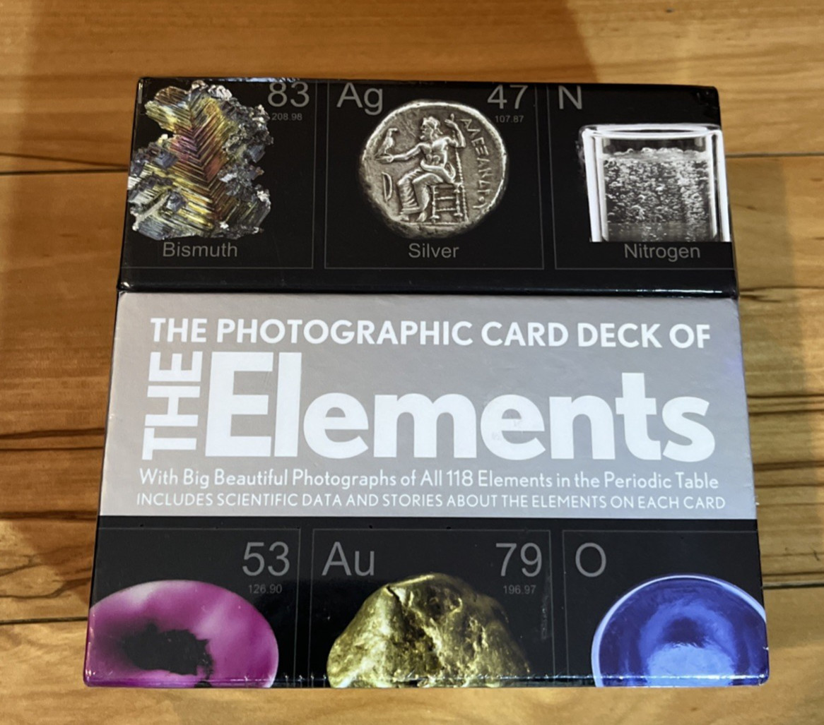 Photographic Card Deck of the Elements of All 118 Elements in Periodic Table NEW Photographic Card Deck of the Elements of All 118 Elements in Periodic Table NEW