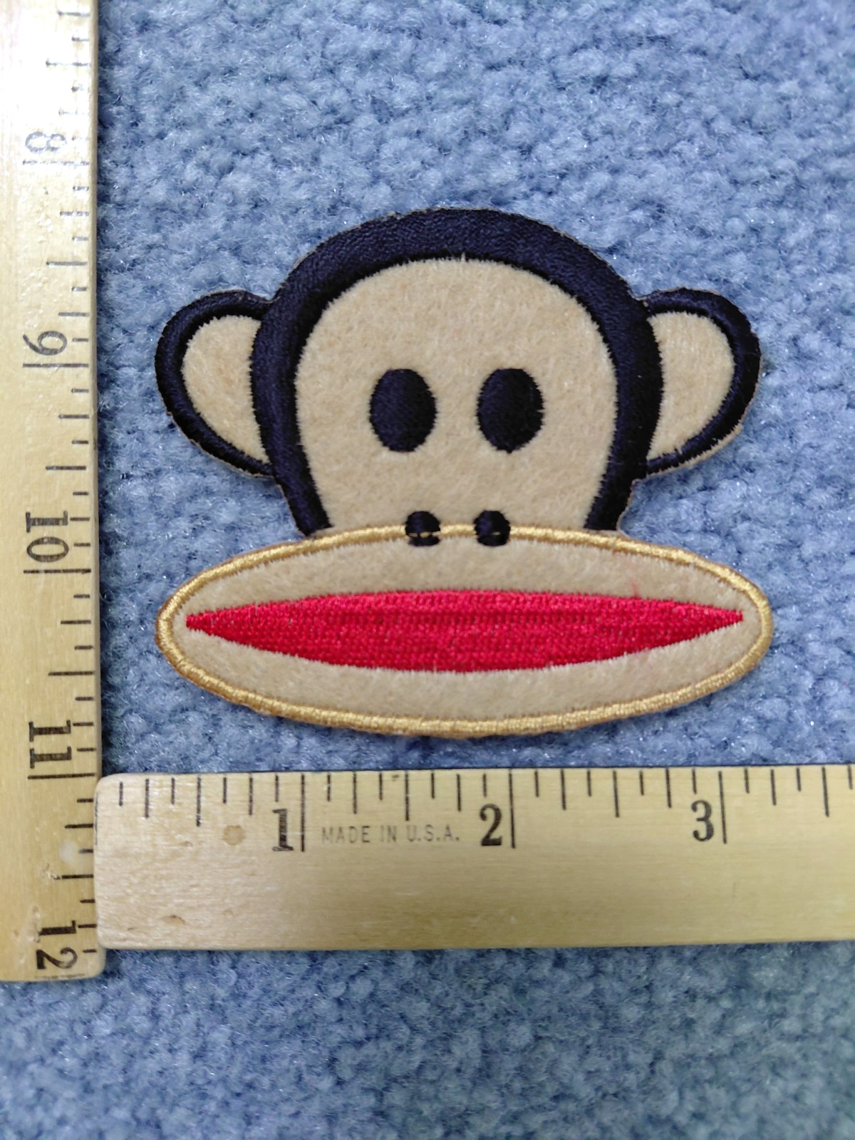 RARE PAUL FRANK JULIUS THE MONKEY IRON ON PATCH RARE PAUL FRANK JULIUS THE MONKEY IRON ON PATCH