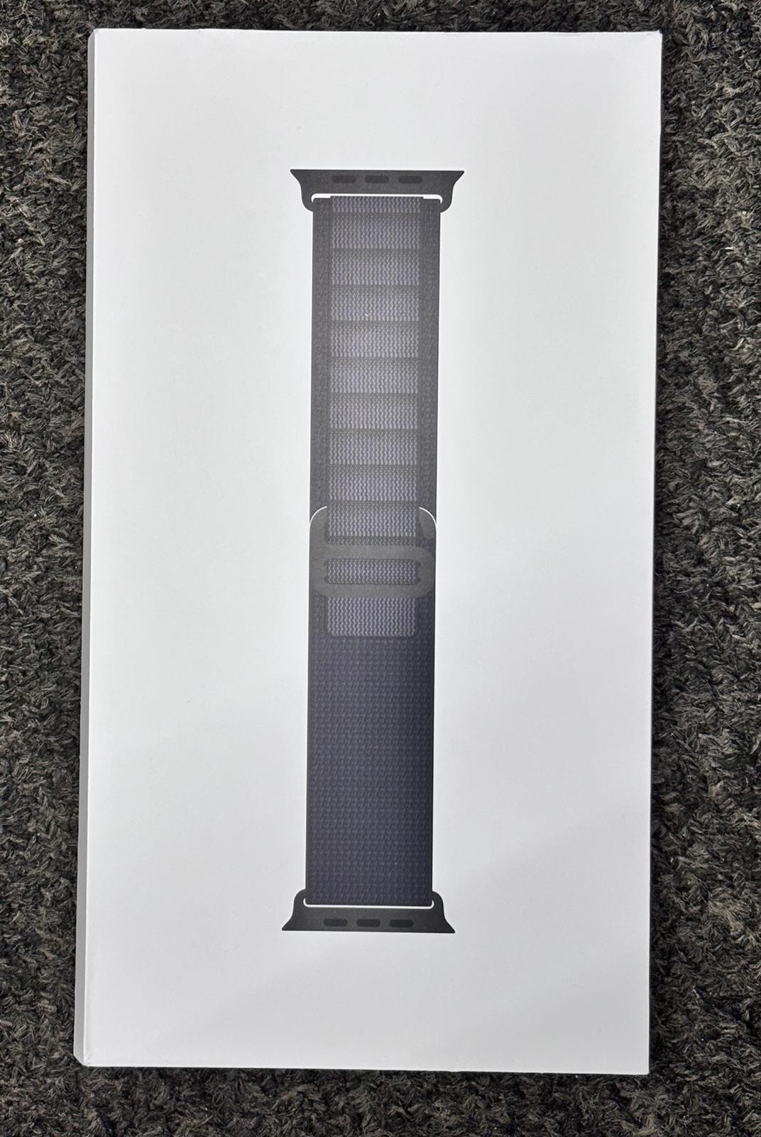 Genuine Apple Watch Band Alpine Loop (49mm) Black- Medium - Open Box Genuine Apple Watch Band Alpine Loop (49mm) Black- Medium - Open Box