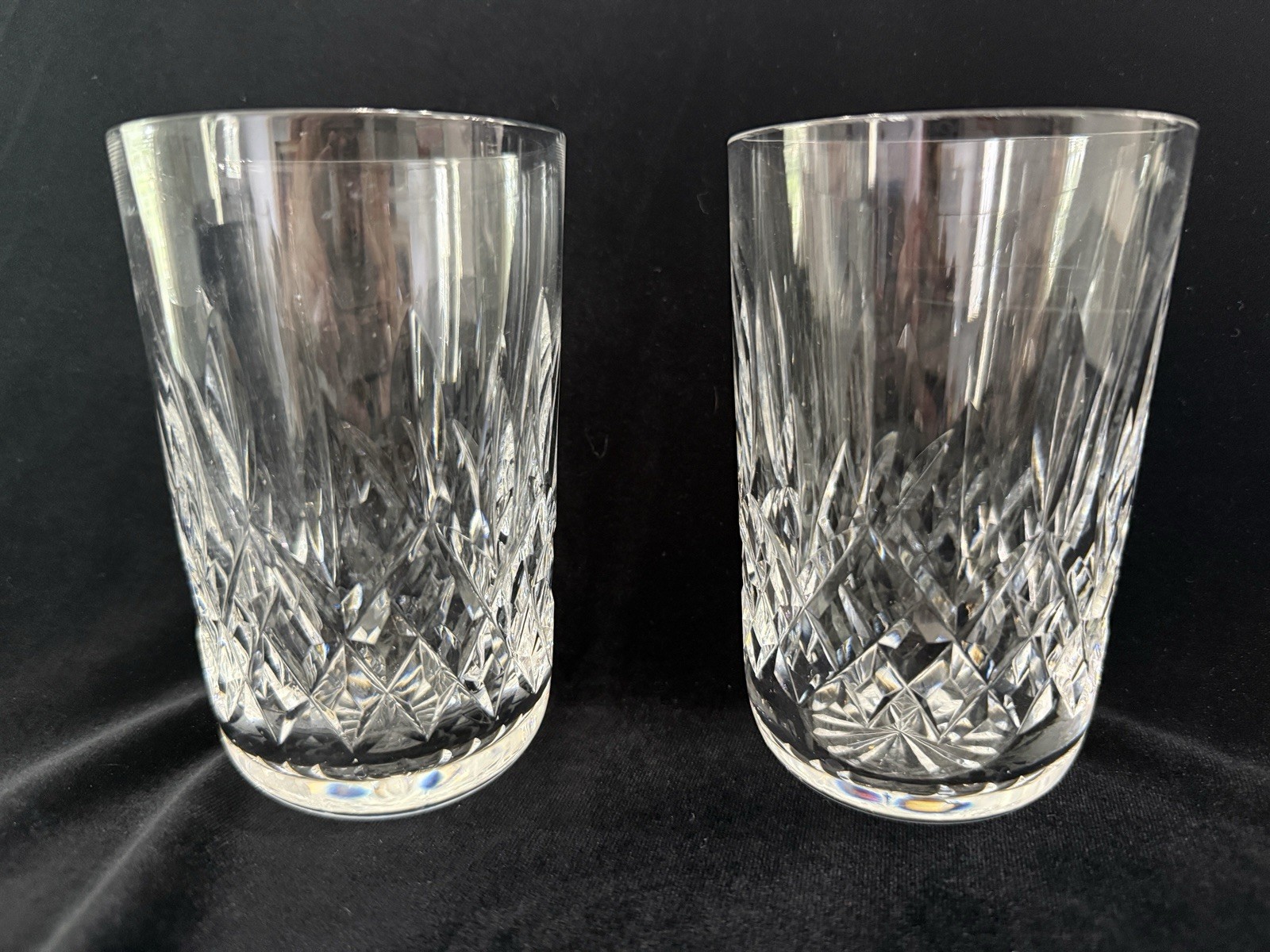 Vintage 1970 Lismore Highball Drink Glasses 5\ Vintage 1970 Lismore Highball Drink Glasses 5\