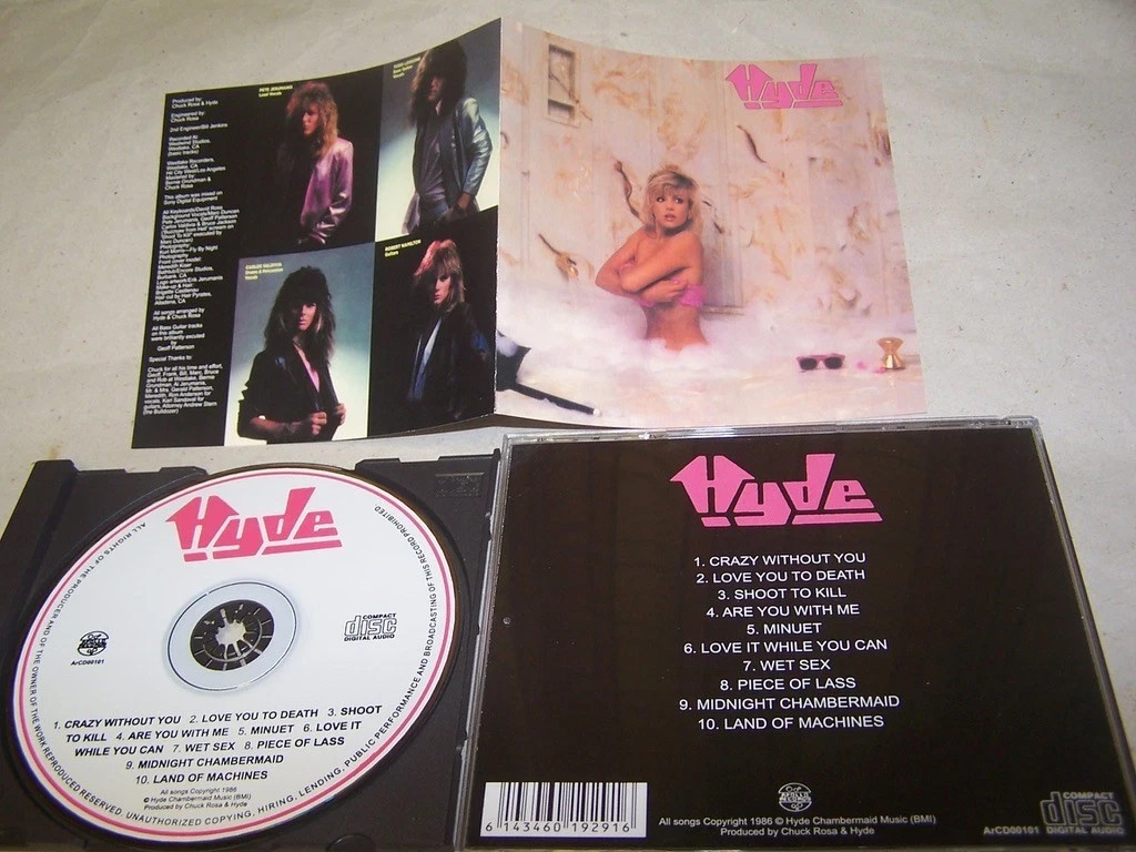 Hyde - Hyde (cd 1986 Apollo Records) RARE Hard Rock Melodic Metal Hyde - Hyde (cd 1986 Apollo Records) RARE Hard Rock Melodic Metal