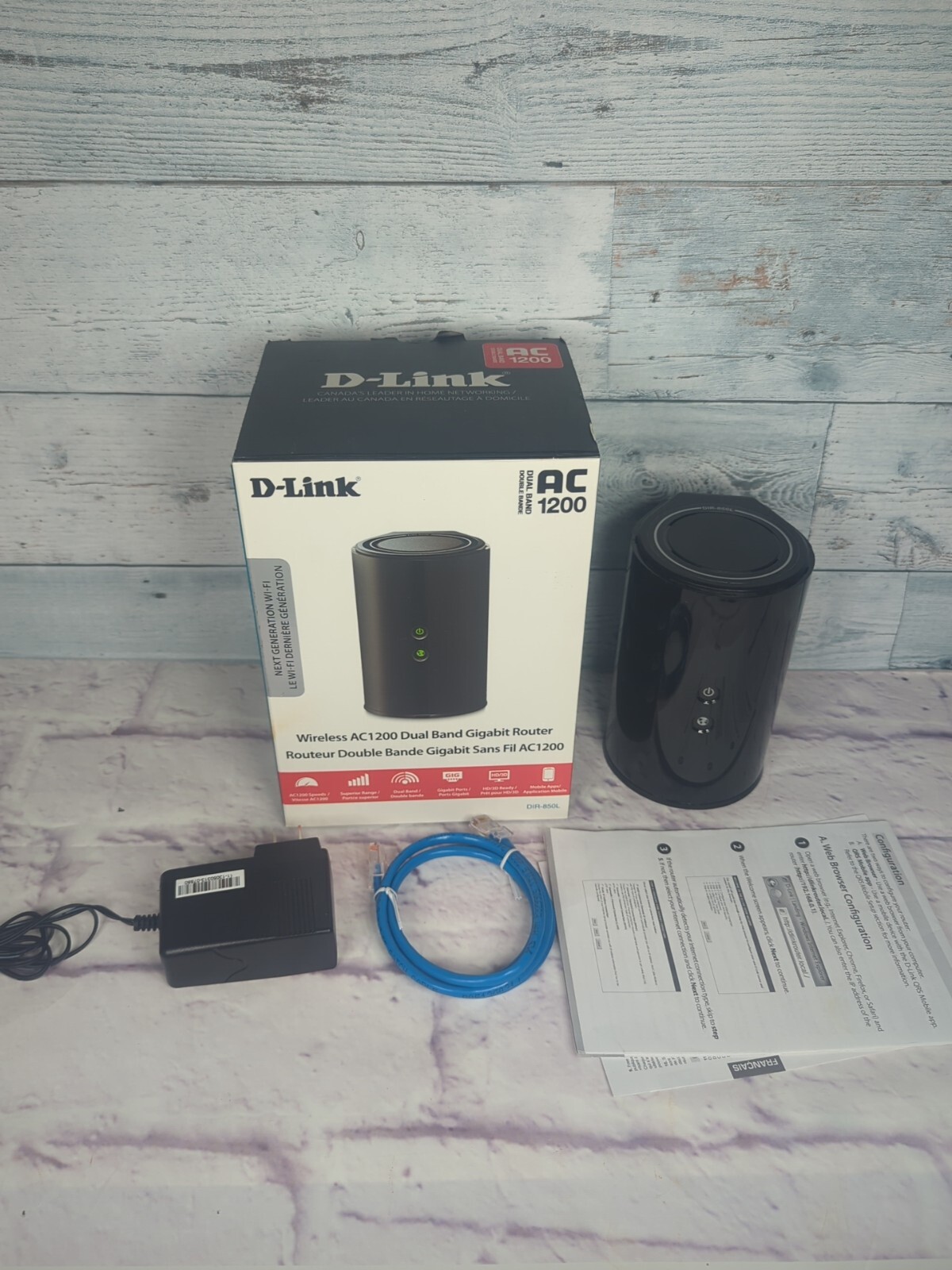 D-Link DIR-850L Wireless AC1200 Dual Band Gigabit WiFI Cloud Router