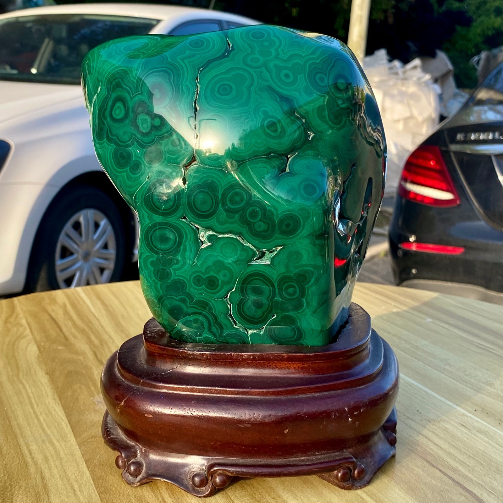 11.66LB TOP Natural Malachite  crystal quartz Mineral specimen Reiki gem