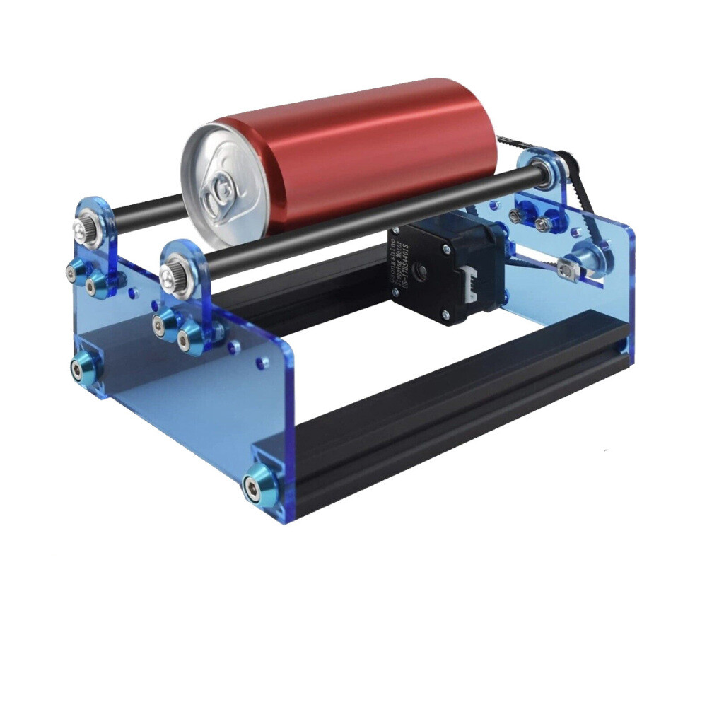 CNC Universal Laser Engraver Rotary Roller Y-Axis Shaft 360° Rotating