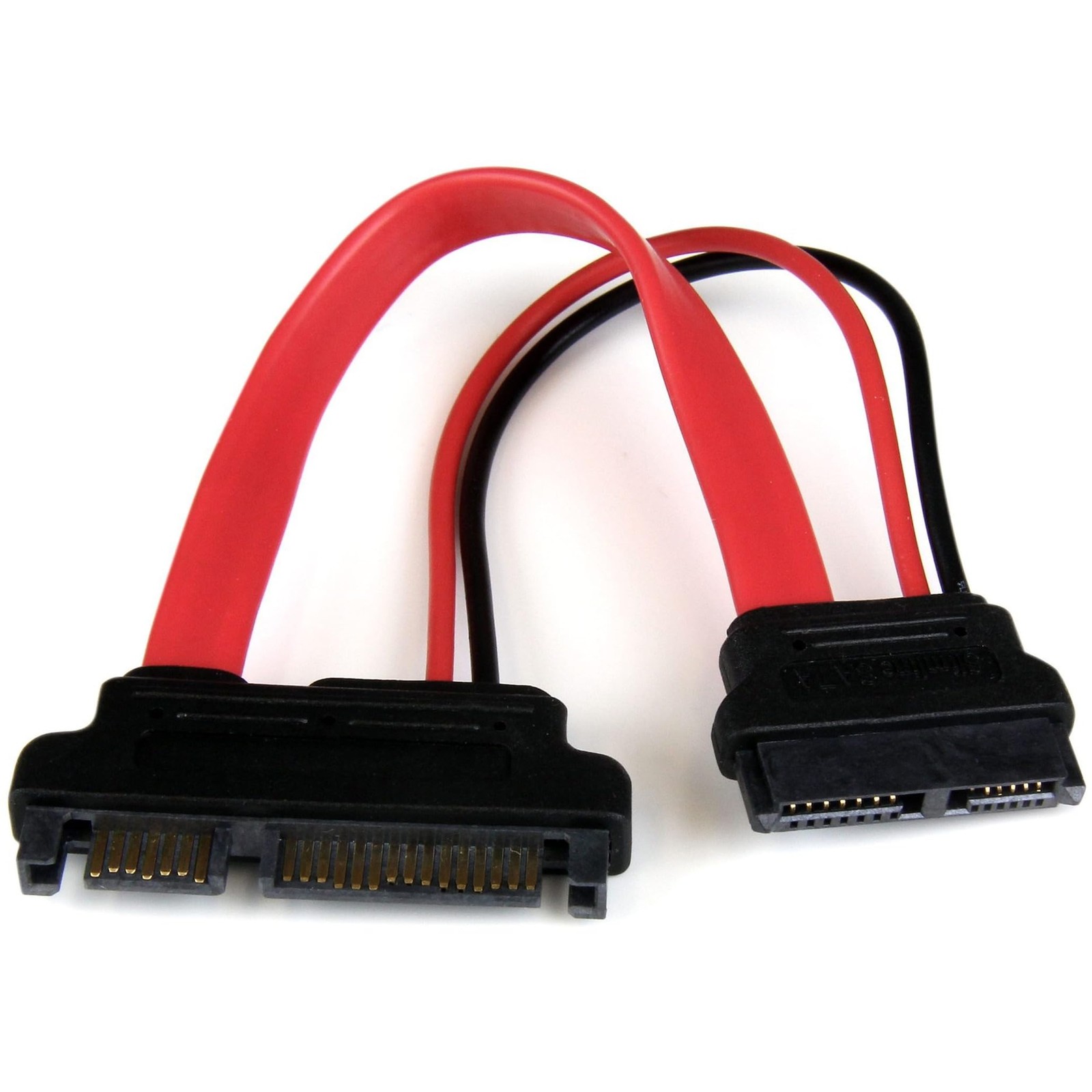StarTech.com 6in Slimline SATA to SATA Adapter with Power - Slim SATA (F) to StarTech.com 6in Slimline SATA to SATA Adapter with Power - Slim SATA (F) to