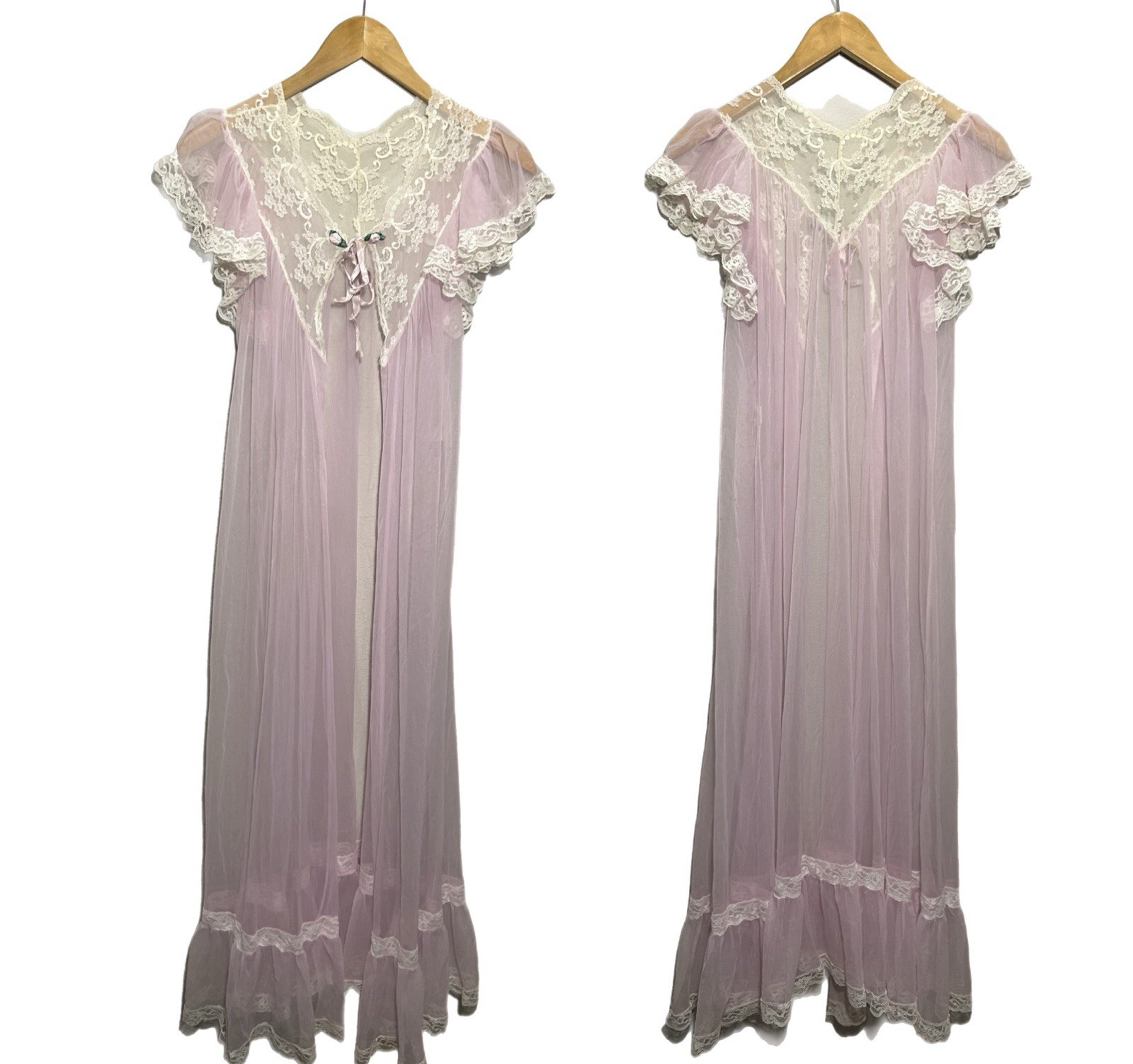 Vintage 1950s/1960s Tosca Lingerie Gown Peignoir Set Night Gown Robe Small Vintage 1950s/1960s Tosca Lingerie Gown Peignoir Set Night Gown Robe Small
