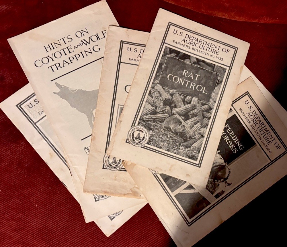 Vintage USDA Farmers Bulletins 1922-1930 Agriculture Livestock Pest