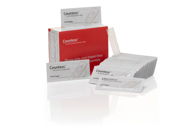 Brand New for Thermo Invitrogen Cell Counting Chamber Slides C10283 (50PCS/BOX) Brand New for Thermo Invitrogen Cell Counting Chamber Slides C10283 (50PCS/BOX)