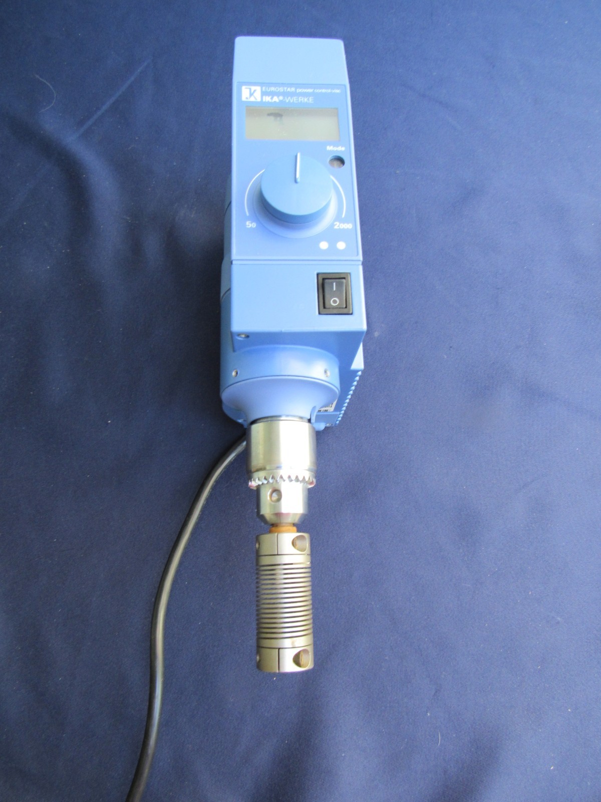 IKA Werke Eurostar 50-2000 RPM Overhead Stirrer Mixer PWR CV S1 GUARANTEED IKA Werke Eurostar 50-2000 RPM Overhead Stirrer Mixer PWR CV S1 GUARANTEED